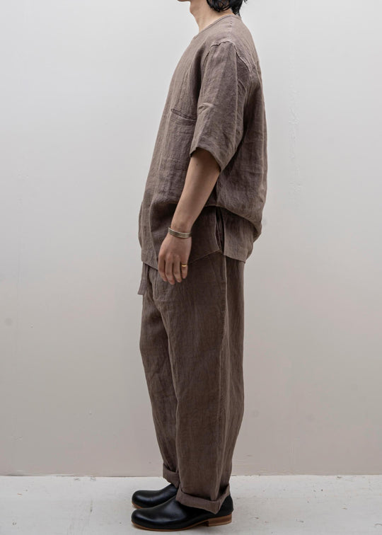 ZIIIN / "AVENO" One Pocket Loose Tunic / COCOA