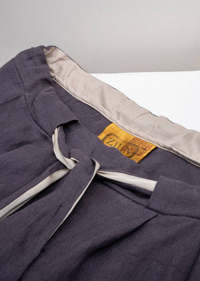 ZIIIN / "DARMA" 3 Tuck Wide Pants / SHISO