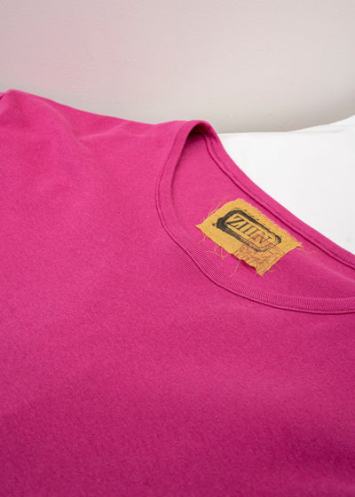 ZIIIN FAUST One Pocket Loose Tee / BERRY