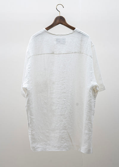 ZIIIN / "AVENO" One Pocket Loose Tunic / MILK