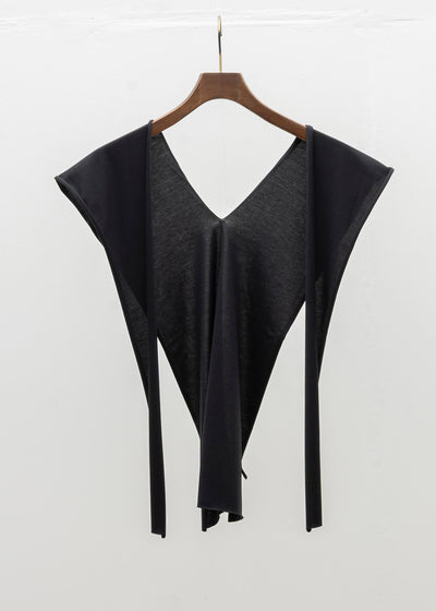 SCHA / Art#1462 / Color Scarf / Black