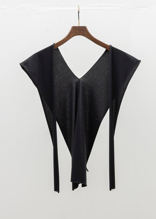 SCHA / Art#1462 / Color Scarf / Black