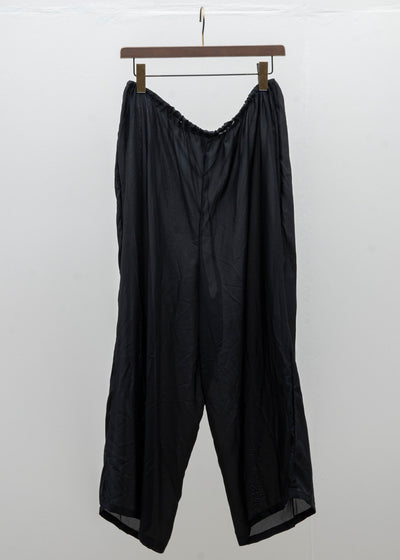 SCHA / Art#1478 / Habutai Silk Pyjama Pants / Black