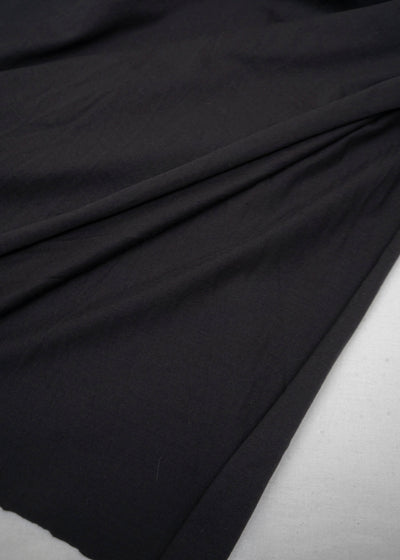 SCHA / Art#1486 / Round Neck Cape Jumper / Black