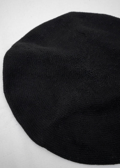 SCHA / Art#1453 / Flying Duck "11-3L-E" Cotton Beret / Black