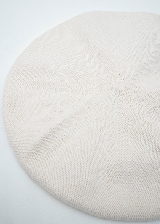 SCHA / Art#1454 / Flying Duck "10-E-ZZ" Cotton Beret / ecru