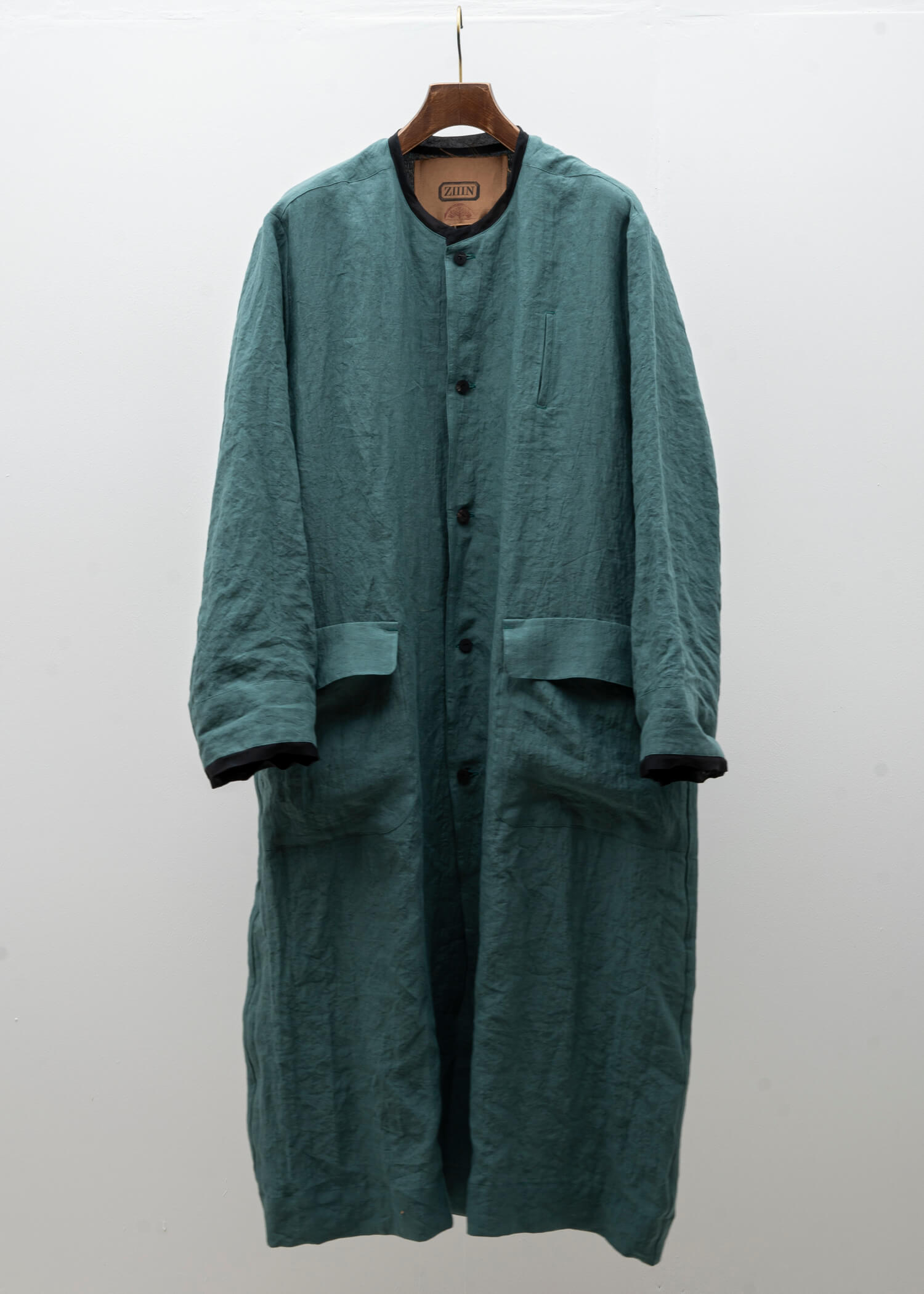 ZIIIN / "SANZOH" Desert coat / BLUE GREEN