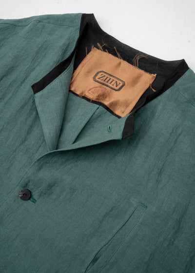 ZIIIN / "SANZOH" Desert coat / BLUE GREEN