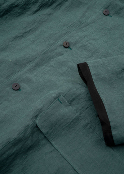 ZIIIN / "SANZOH" Desert coat / BLUE GREEN