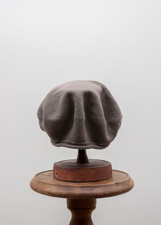 SCHA / Art#1454 / Flying Duck "10-E-ZZ" Cotton Beret / Gray Beige