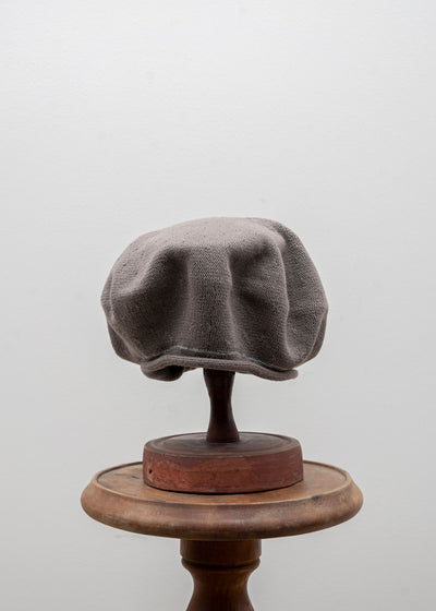 SCHA / Art#1454 / Flying Duck "10-E-ZZ" Cotton Beret / Gray Beige