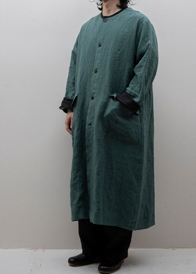 ZIIIN / "SANZOH" Desert coat / BLUE GREEN