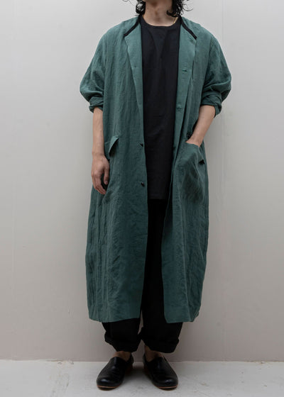 ZIIIN / "SANZOH" Desert coat / BLUE GREEN
