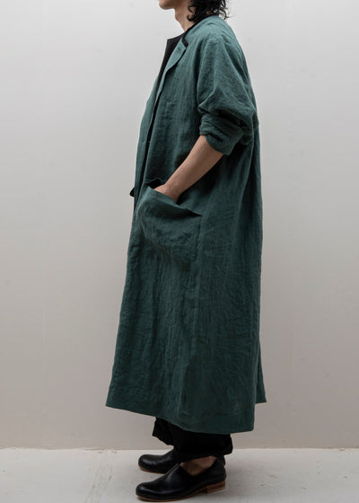 ZIIIN / "SANZOH" Desert coat / BLUE GREEN