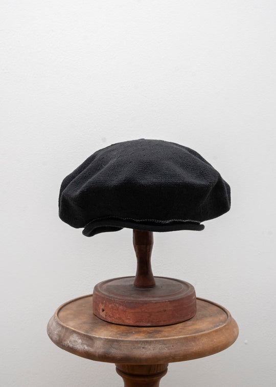SCHA / Art#1453 / Flying Duck "11-3L-E" Cotton Beret / Black