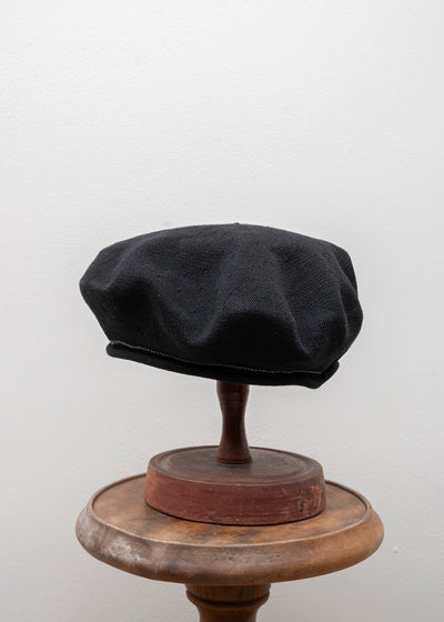SCHA / Art#1453 / Flying Duck "11-3L-E" Cotton Beret / Black
