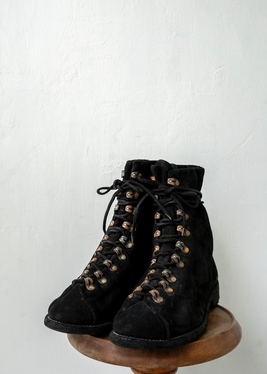 GUIDI / "205" CARF REVERS NEW HIKING / SOLE LEATHER / CARF FULL GRAIN / BLKT