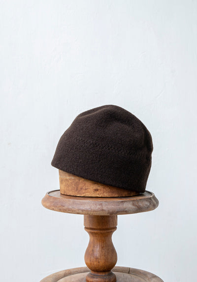 SCHA / "Art#934" Wool Watch cap / chocolate