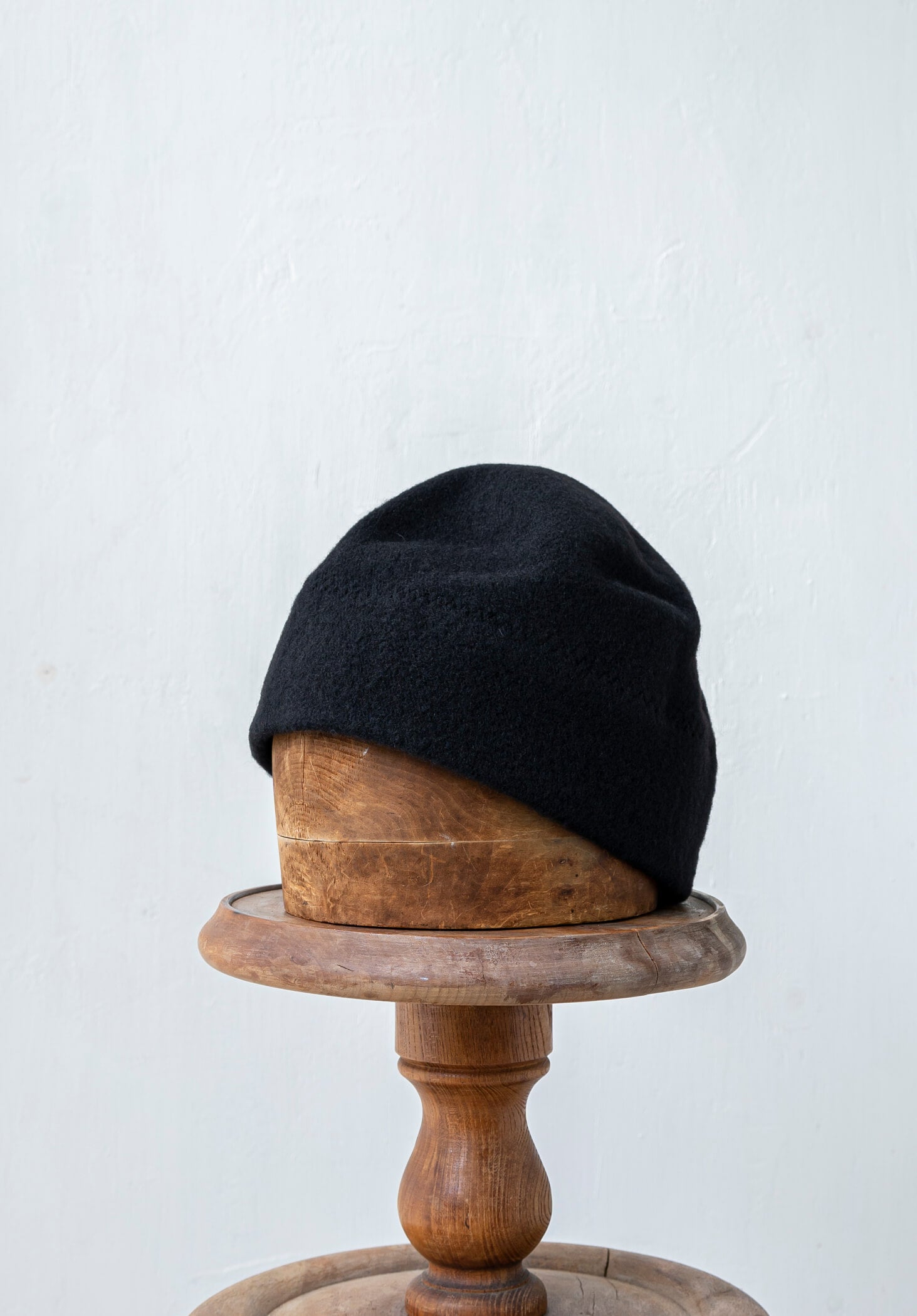 SCHA / "Art#934" Wool Watch cap / black