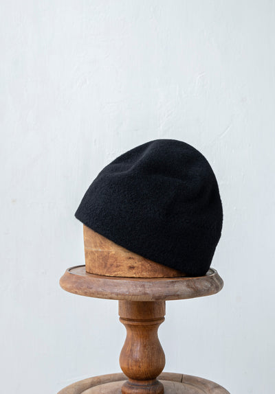 SCHA / "Art#934" Wool Watch cap / black