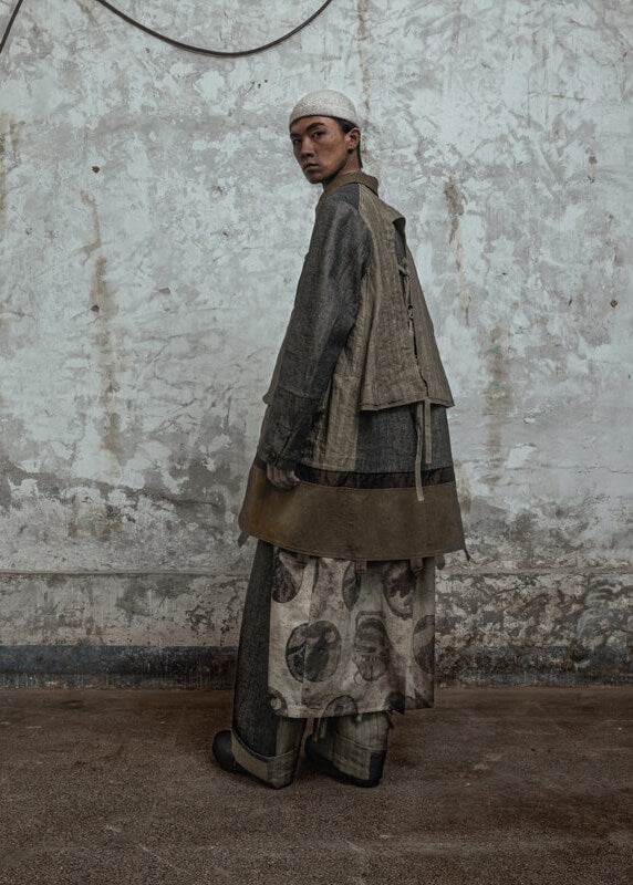 ZIGGY CHEN FIELD JACKET WITH BACK CAPE