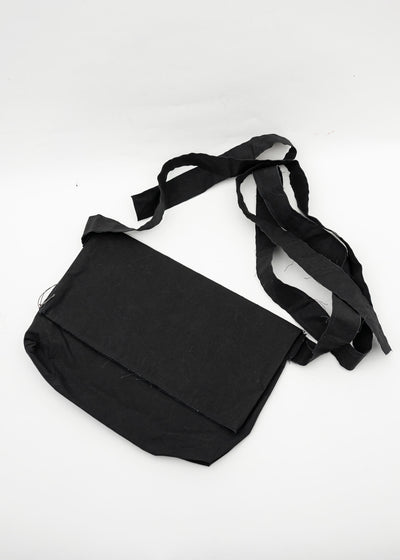 SCHA Art#1654 Double Bottom Shoulder Bag Small / Black