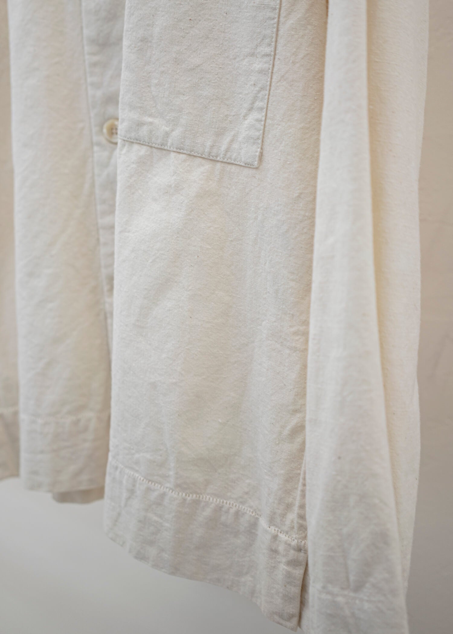 OLIVER CHURCH Over Shirt Undyed