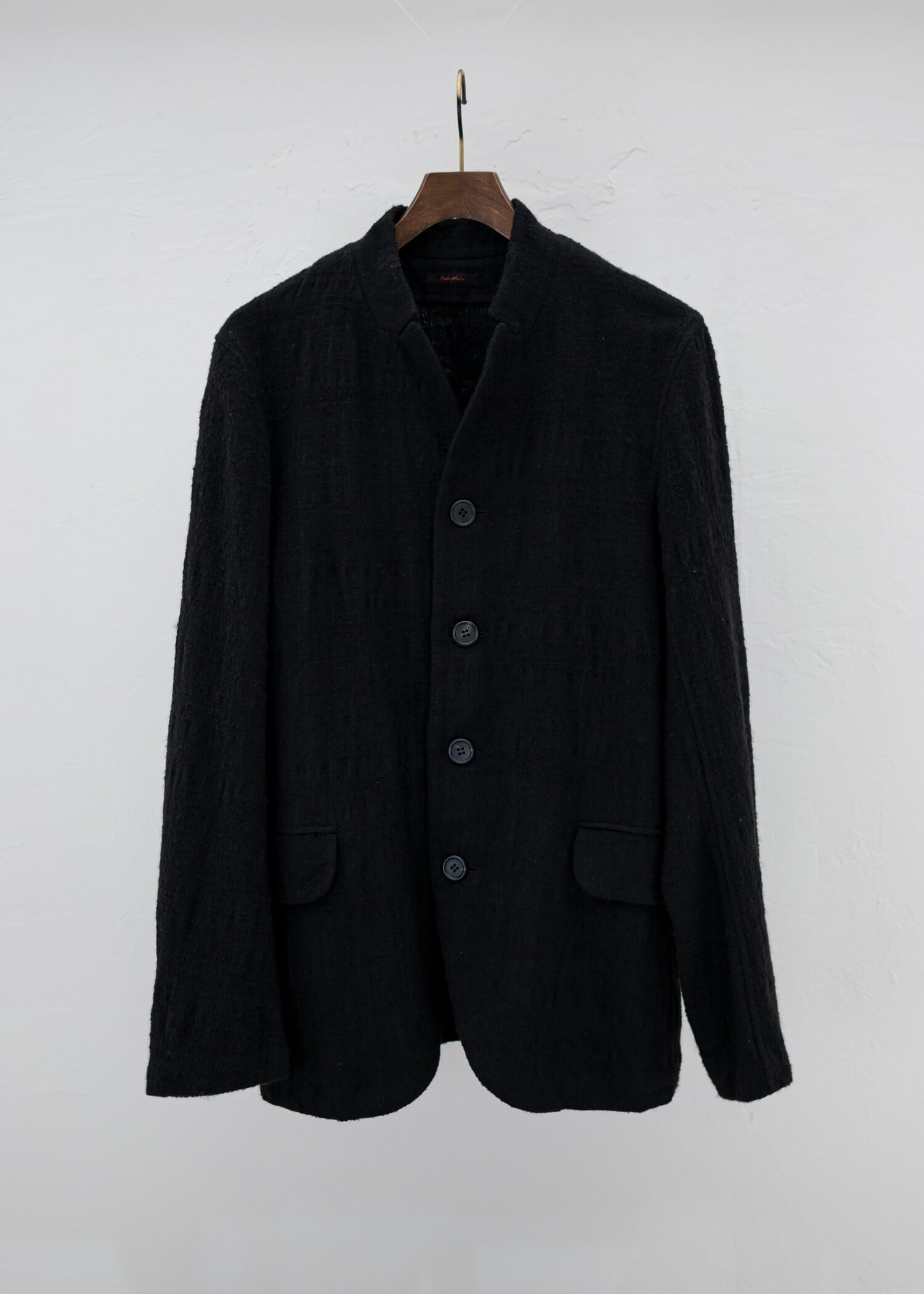 Jurgen Lehl Matocas silk wool stand collar jacket