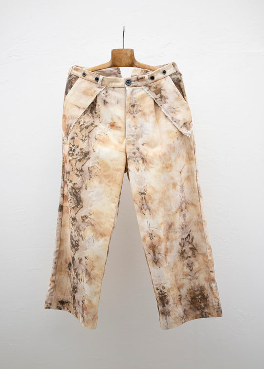 Peng Tai DYED SUSPENDER TROUSER