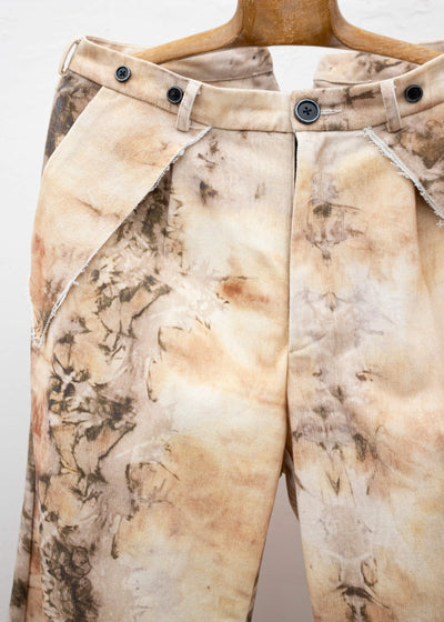 Peng Tai DYED SUSPENDER TROUSER