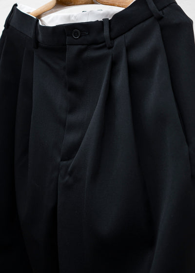 HED MAYNER 6 PLEAT PANTS BLACK – VISION OF FASHION