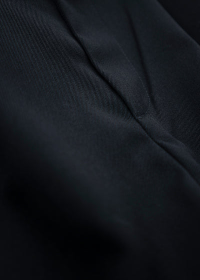 HED MAYNER 6 PLEAT PANTS BLACK