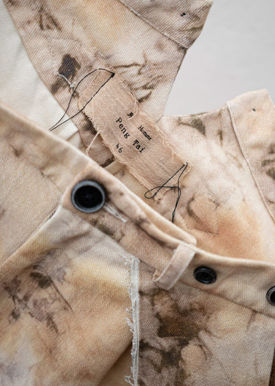 Peng Tai DYED SUSPENDER TROUSER