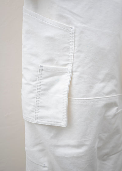 HED MAYNER CARGO PANTS WHITE