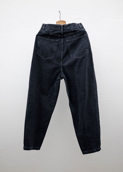HED MAYNER PLEATED DENIM BLACK