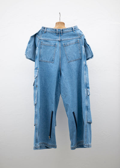 HED MAYNER CARGO DENIM BLUE