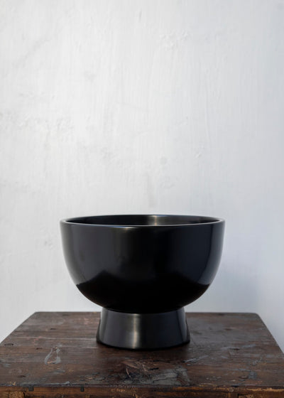 Kimio Onodera / "Miyama Large Bowl" / Black / Lacquerware