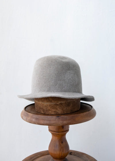 SCHA / "ART#1242" RABBIT FUR HAT LAZY "PD-4" / natural