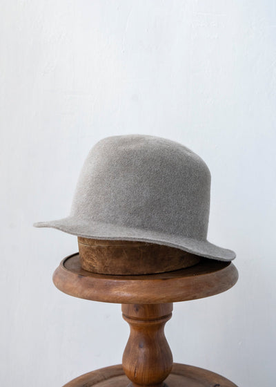 SCHA / "ART#1242" RABBIT FUR HAT LAZY "PD-4" / natural