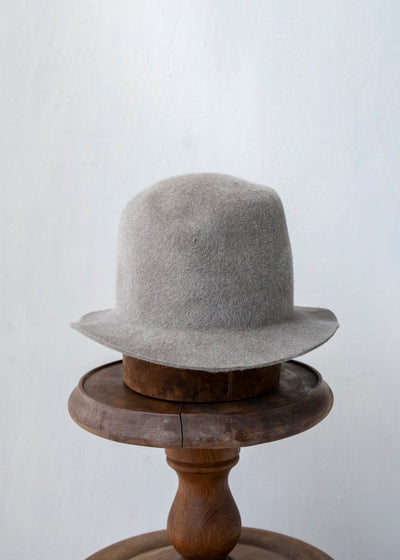 SCHA / "ART#1242" RABBIT FUR HAT LAZY "PD-4" / natural