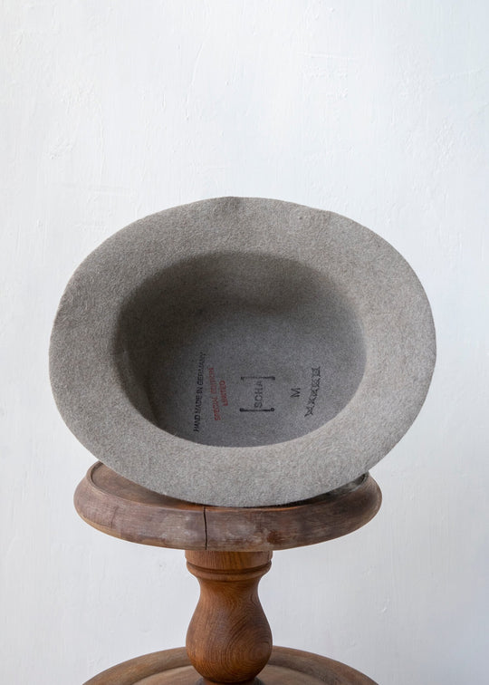 SCHA / "ART#1242" RABBIT FUR HAT LAZY "PD-4" / natural