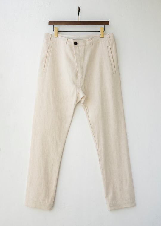 JAN-JAN VAN ESSCHE / "TROUSERS#49" REGULAR FIT TROUSERS / KINARI / HEMP CLOTH