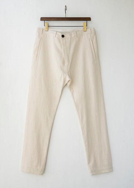JAN-JAN VAN ESSCHE / “TROUSERS#49”常规版型长裤 / KINARI / 麻布