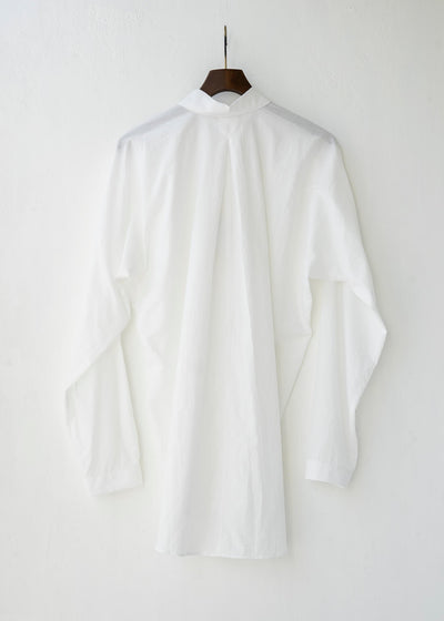 JAN-JAN VAN ESSCHE / "SHIRT#77" LOOSE FIT SHIRT / OFF-WHITE / CO LI TYPEWRITTER