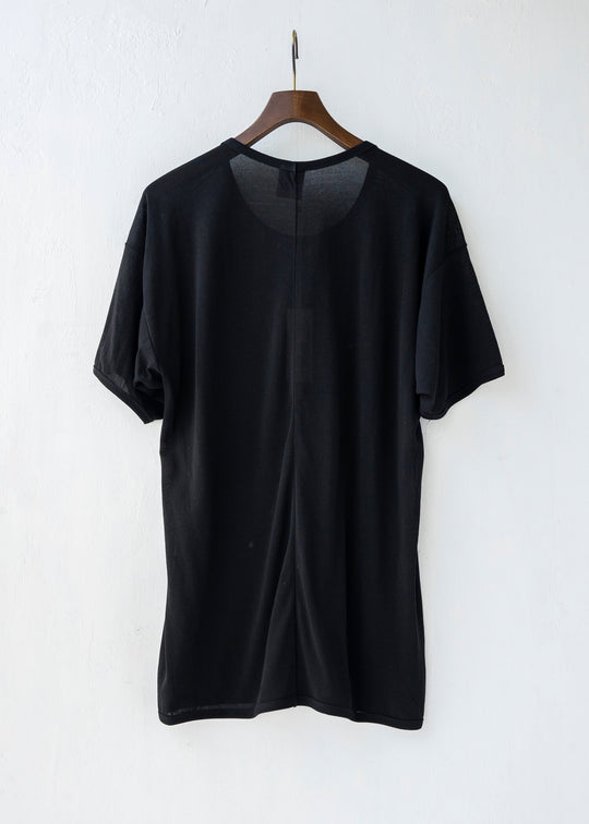 JAN-JAN VAN ESSCHE / "TEE#59" REGULAR FIT T-SHIRT / BLACK / WA/CO JERSEY