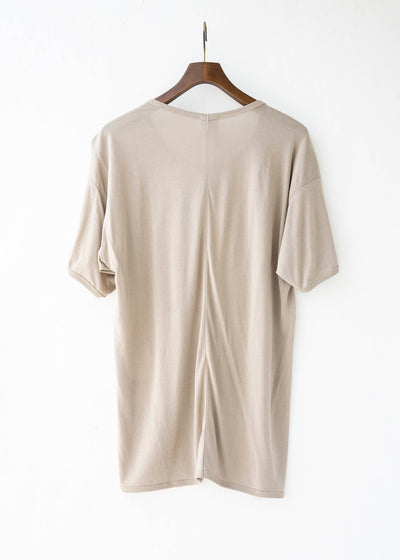 JAN-JAN VAN ESSCHE / "TEE#59" REGULAR FIT T-SHIRT / LIGHT GRAY / WASHI/CO JERSEY