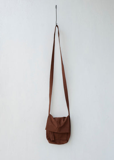 JAN-JAN VAN ESSCHE / "BAG#15" SMALL BAG / RUST / DENSE TWILL