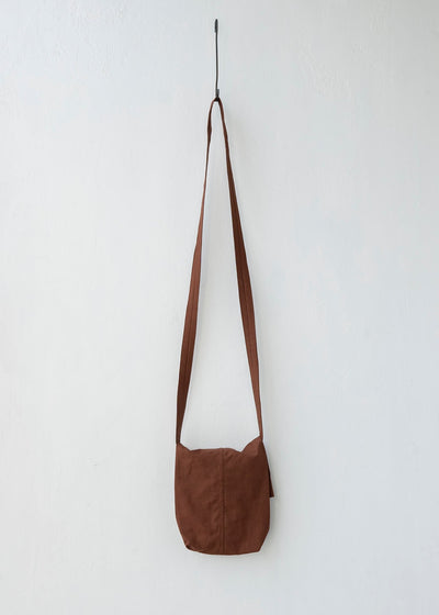 JAN-JAN VAN ESSCHE / "BAG#15" SMALL BAG / RUST / DENSE TWILL