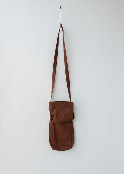 JAN-JAN VAN ESSCHE / "BAG#15" SMALL BAG / RUST / DENSE TWILL
