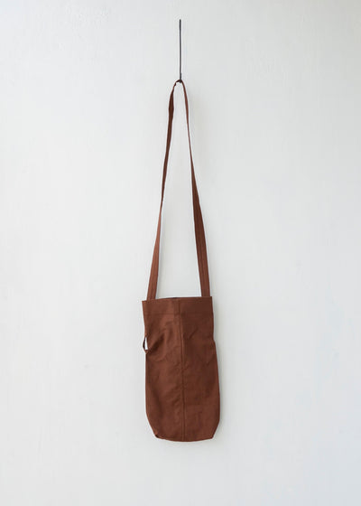 JAN-JAN VAN ESSCHE / "BAG#15" SMALL BAG / RUST / DENSE TWILL